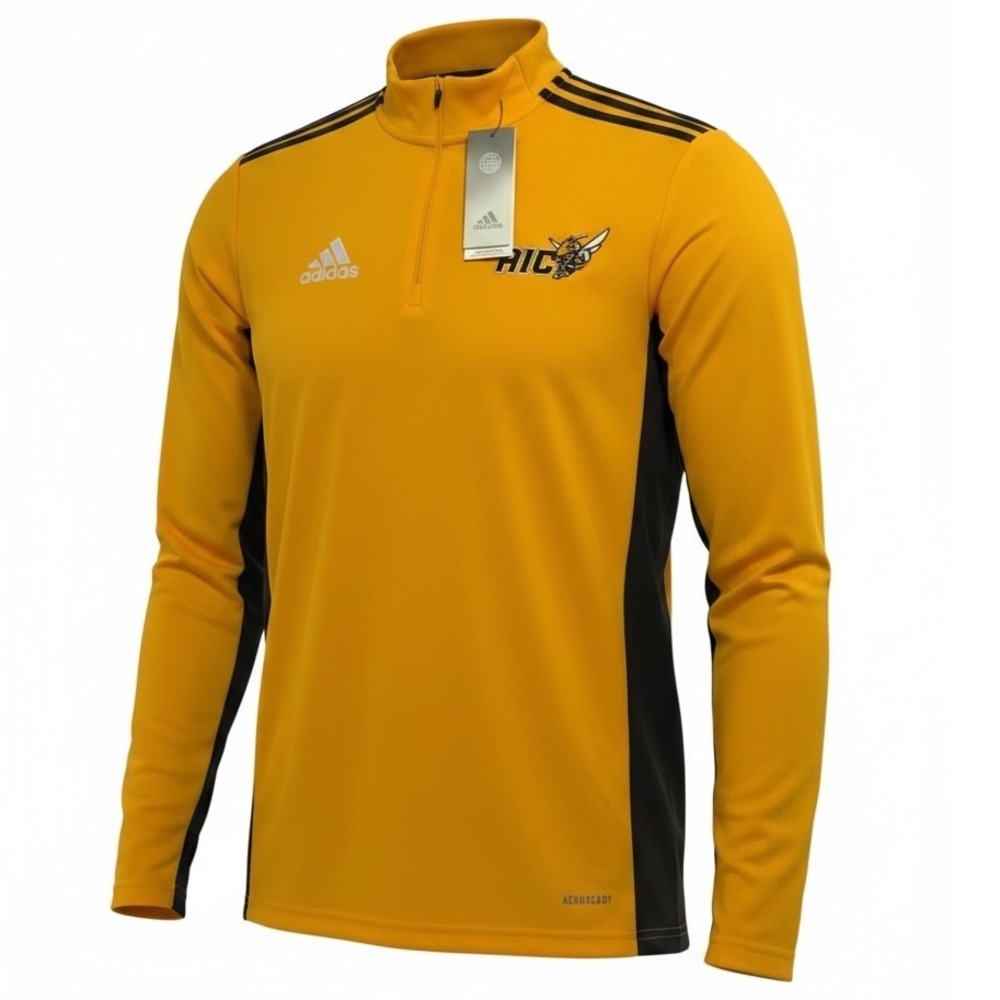 Adidas AIC Yellow Jackets AEROREADY 1/4 Zip Pullover‎ Jersey Yellow SzXS (L10)